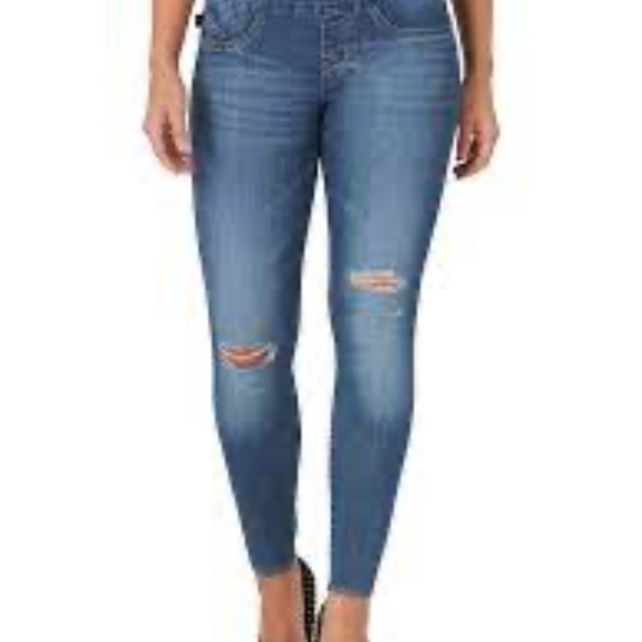 Rock & Republic Denim Rx Fever Distressed Stretch Pull On Jegging - Picture 1 of 13